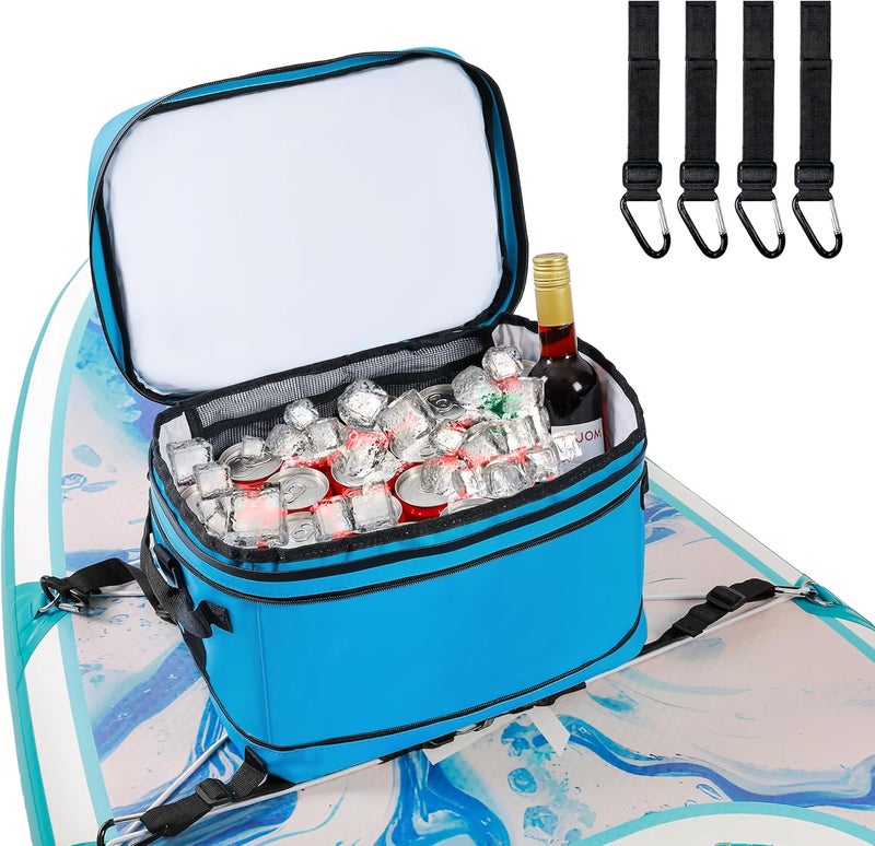 UPWELL Paddle Board Accessories - Waterproof SUP Cooler Deck Bag, PVC Dry Bag, 30 Cans Surf Kayak Cooler - Image 1